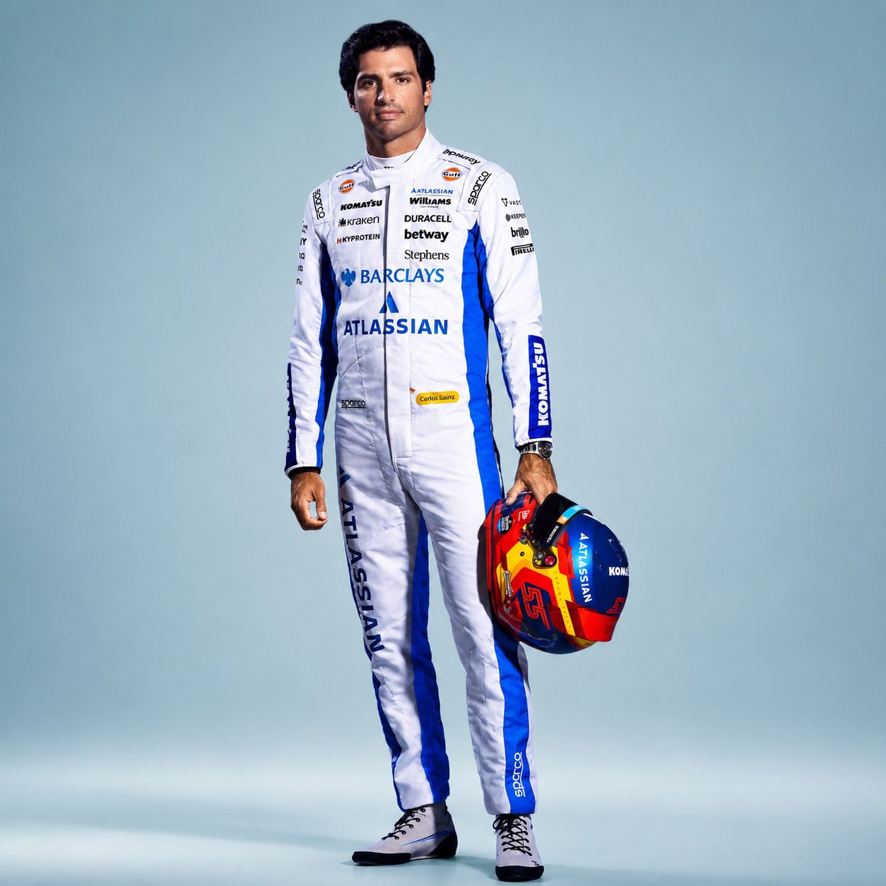 Carlos Sainz 2026 Williams Racing Suit | Premium F1 Replica Race Suit