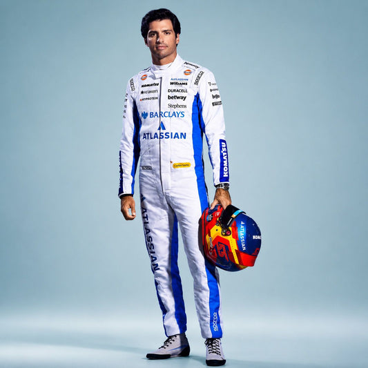 Carlos Sainz 2026 Williams Racing Suit | Premium F1 Replica Race Suit