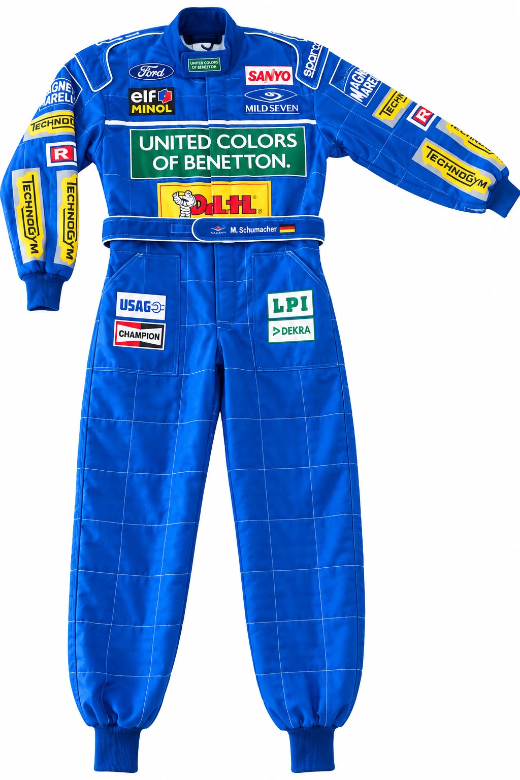 Michael Schumacher 1994 Mild Seven F1 Racing Suit – Vintage Replica
