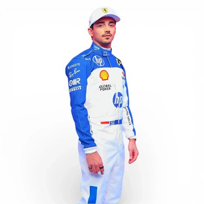 Charles Leclerc Scuderia Ferrari 2025 Race Suit | Replica Suit