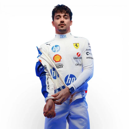 Charles Leclerc Scuderia Ferrari 2025 Race Suit | Replica Suit