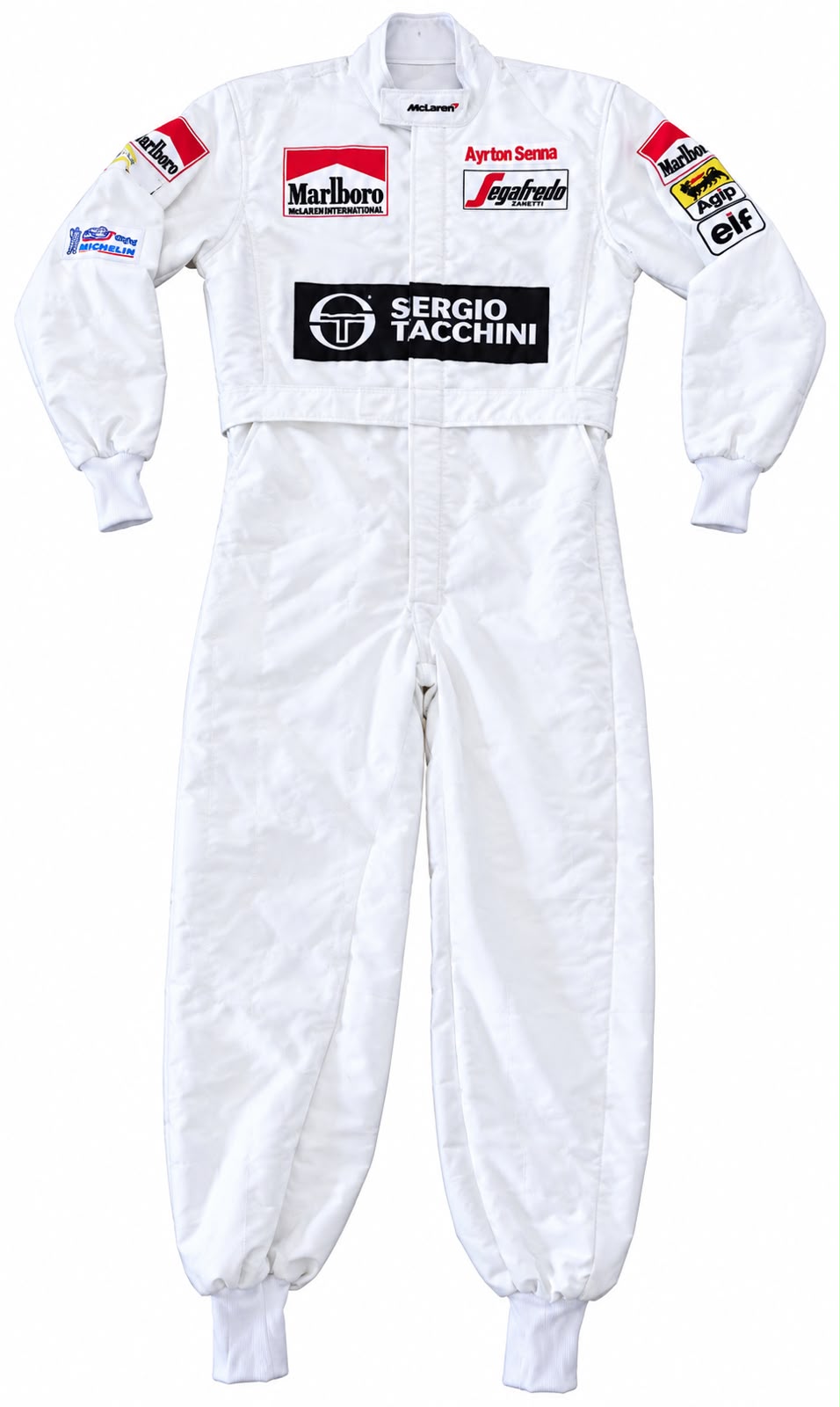 Ayrton Senna Sergio Tacchini Racing Suit – Marlboro Race Suit