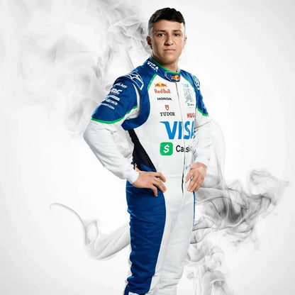 2025 Isack Hadjar F1 Costume Race Suit | Premium Replica Racing Suit