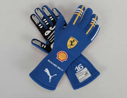 Charles Leclerc #16 HP Edition Racing Gloves – Karting & Motorsport Gear