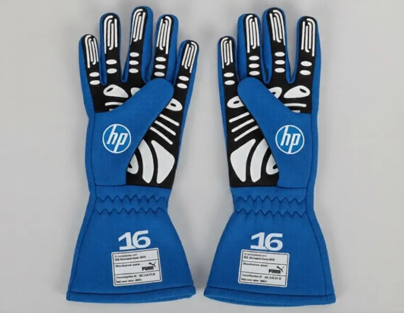 Charles Leclerc #16 HP Edition Racing Gloves – Karting & Motorsport Gear