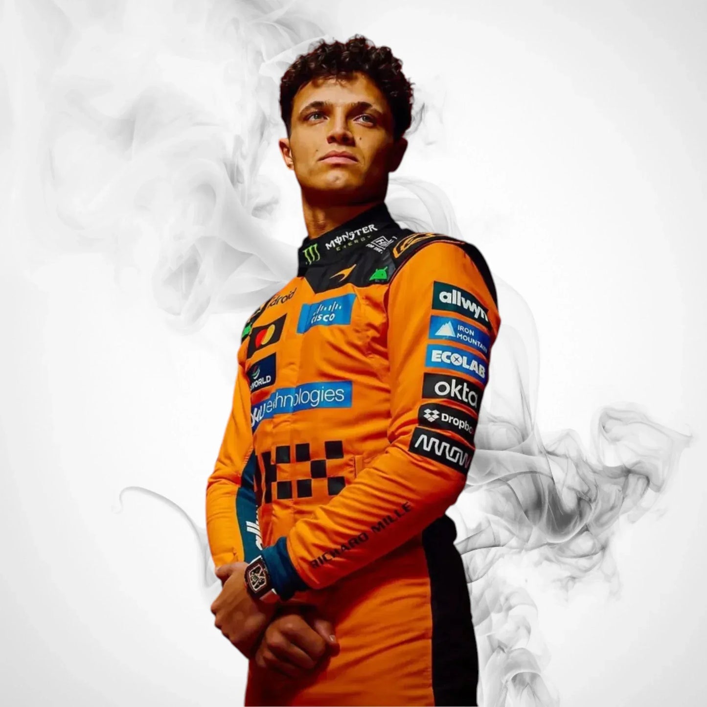 Lando Norris 2026 McLaren Race Suit | Premium F1 Replica Racing Suit