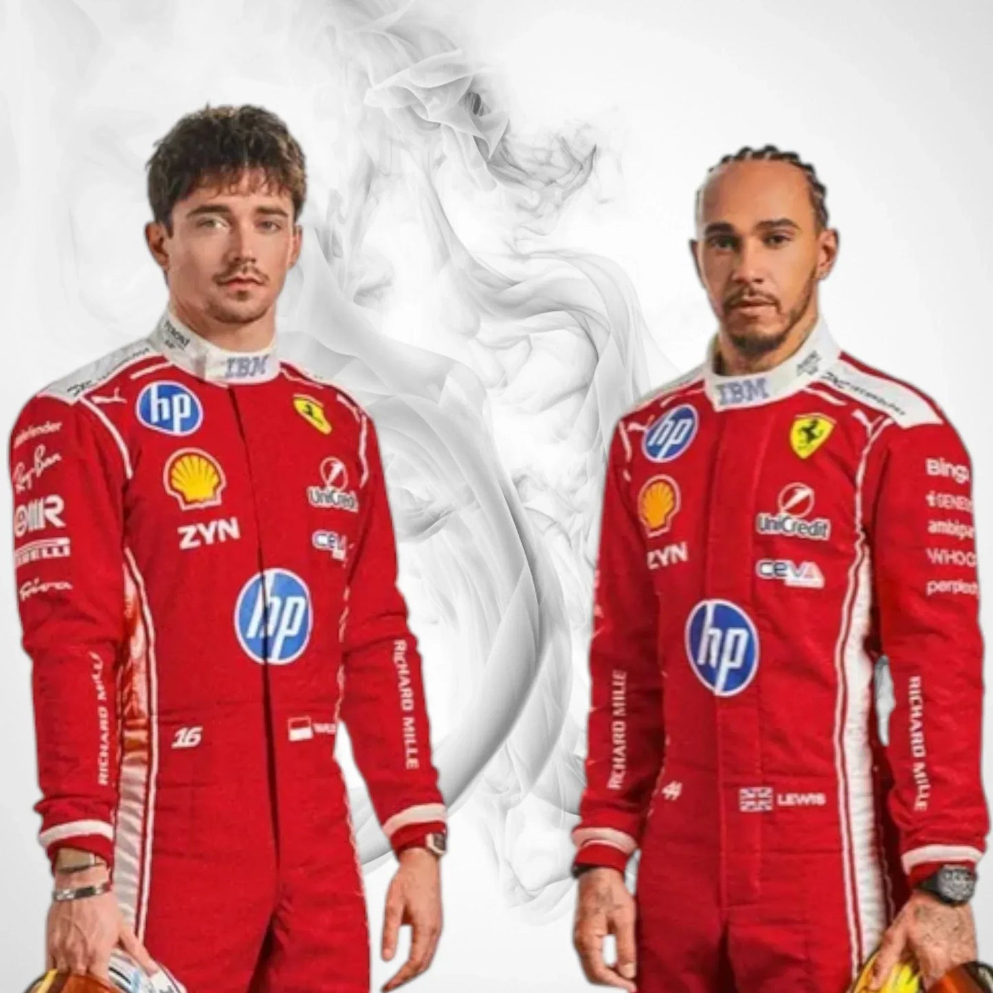 Lewis Hamilton 2026 Ferrari Race Suit | Premium F1 Replica Racing Suit