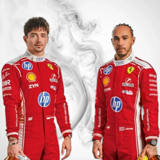 Lewis Hamilton 2026 Ferrari Race Suit | Premium F1 Replica Racing Suit