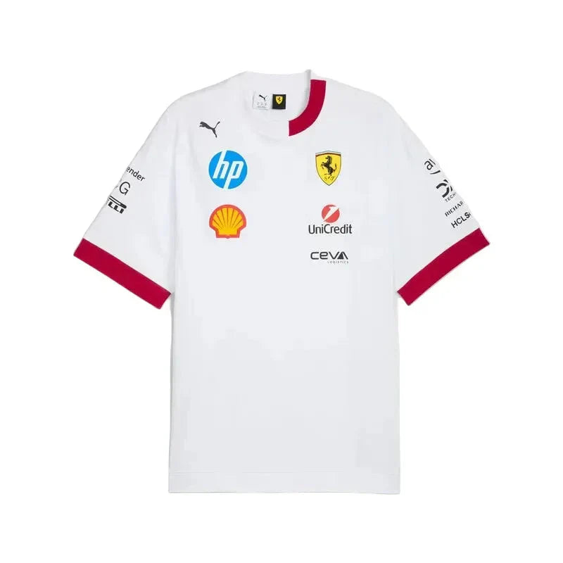 Scuderia Ferrari F1 PUMA 2025 Miami GP T-Shirt | Formula 1 Fan Tee