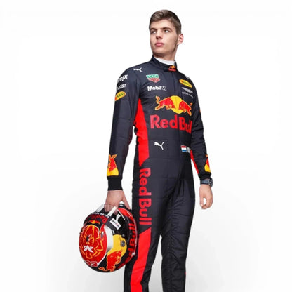 2017 Max Verstappen Race Worn Red Bull Racing Suit | Replica